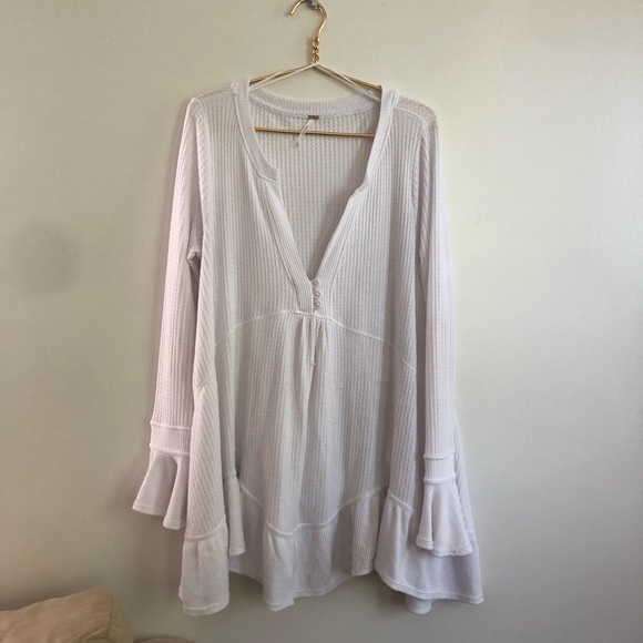 Free People White Olivia Henley Tunic - Picture 9 of 9